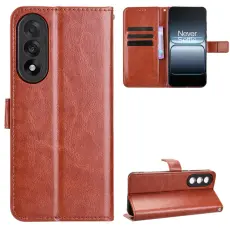  OnePlus Nord 5 5G Fodral Crazy Horse L&auml;der Brun