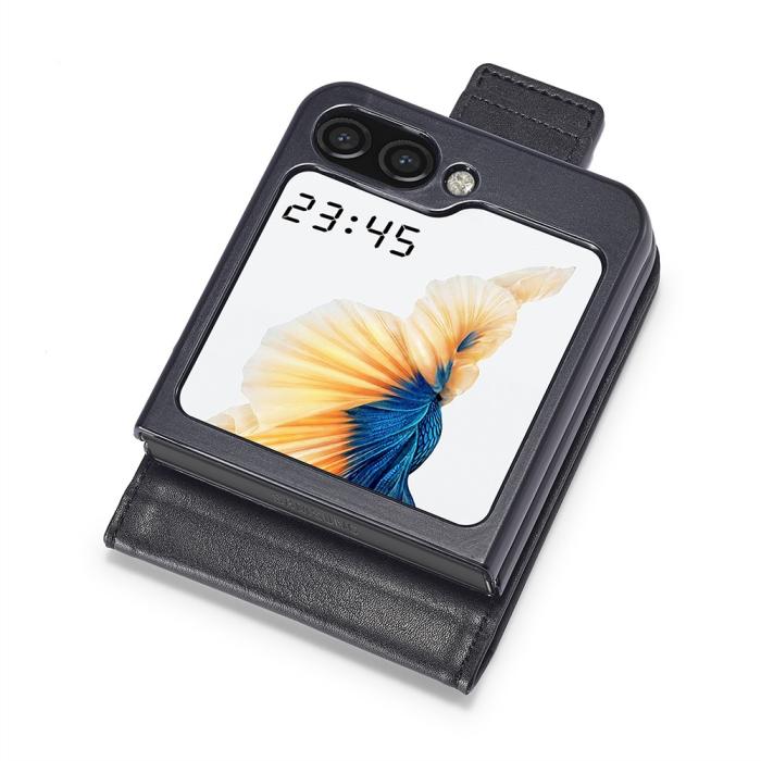 Bild 3, LC.IMEEKE LC.IMEEKE Galaxy Z Flip 6 / 7 FE Skal Med Kortfack Svart