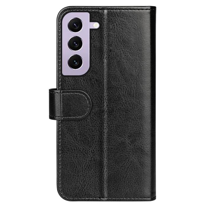 Bild 6,  Samsung Galaxy S23 Fodral Crazy Horse Läder Svart