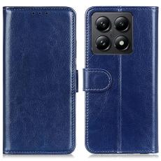  Xiaomi 14T Fodral Crazy Horse L&auml;der Bl&aring;