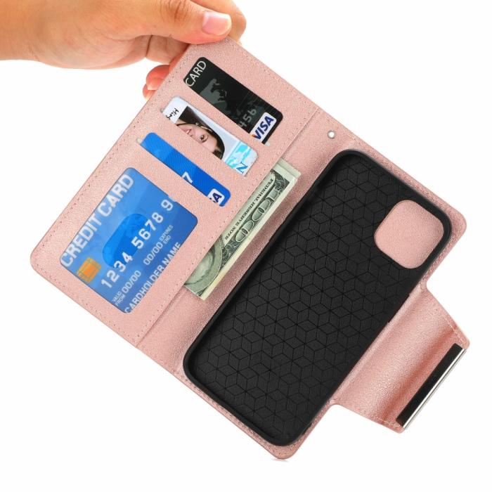 Bild 5,  iPhone 15 Plus 2in1 Magnet Fodral Roséguld