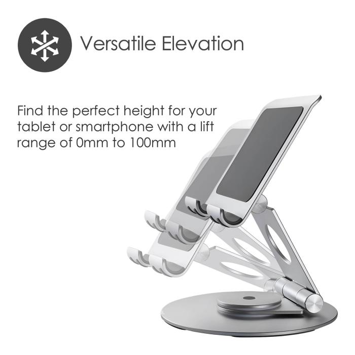 Bild 3, DESIRE2 DESIRE2 Dual Pivot 360 Stativ För Tablet/Telefon Silver