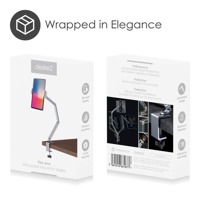 Bild 6, DESIRE2 DESIRE2 Flex Arm Tablet-fäste Upp Till 12,9