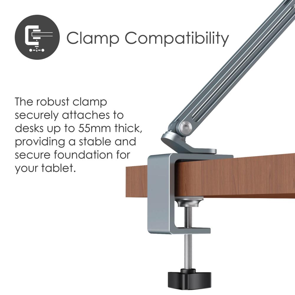 DESIRE2 DESIRE2 Flex Arm Tablet-fäste Upp Till 12,9
