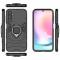  Samsung Galaxy A24 5G Skal Ring Hybrid Armor Svart