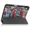  iPad 11 2025 / 10.9 2022 Fodral Tri-Fold Pennhållare Graffiti