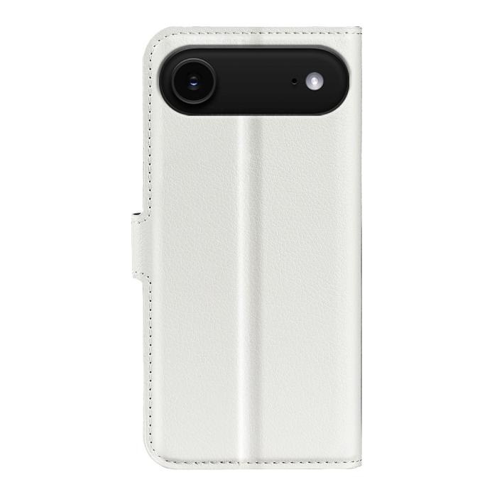 Bild 3,  iPhone Air Fodral Litchi Läder Vit