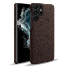 KSQ KSQ Samsung Galaxy S23 Ultra Skal Tygbelagt Brun