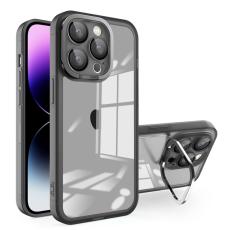  iPhone 15 Pro Skal Cam Kickstand Hybrid Svart