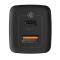 BASEUS Baseus GaN2 65W PD QC USB-C / USB-A Snabbladdare - Svart