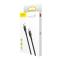BASEUS Baseus Cafule 1m 60W PD QC USB-C - USB-C Nylon Kabel - Svart/Grå
