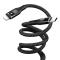 Proda Proda 20W 1m PD QC USB-C - Lightning Nylon Kabel - Svart