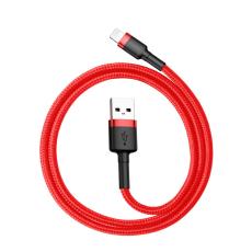 BASEUS Baseus Cafule 0.5m Lightning Nylon Laddningskabel - R&ouml;d