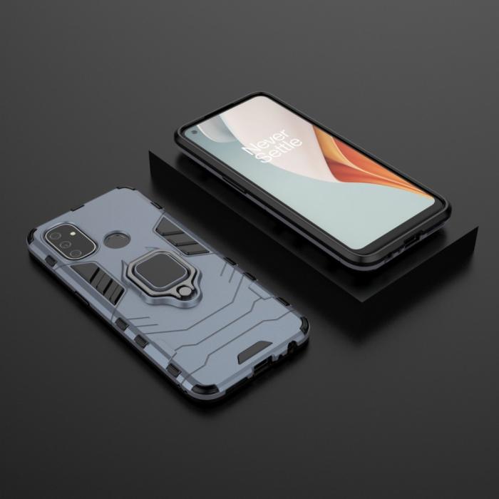 Bild 5,  OnePlus Nord N100 - Hybrid Ring Skal - Blå