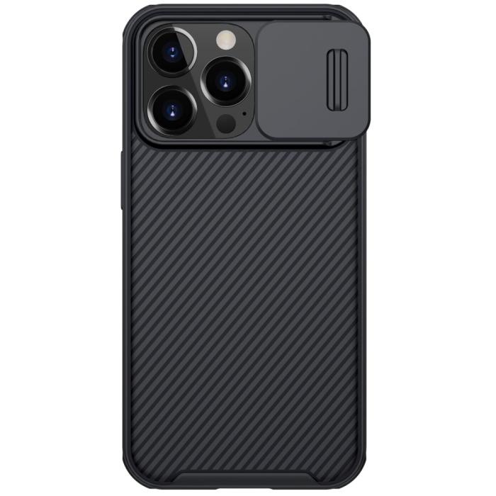 Bild 2, NILLKIN iPhone 13 Pro - NILLKIN CamShield Pro Mobilskal - Svart