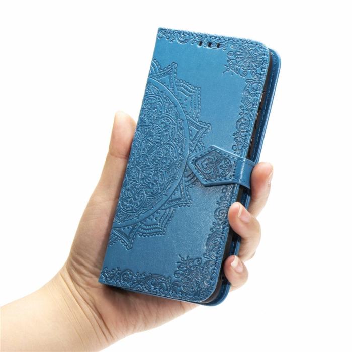 Bild 3,  Samsung Galaxy A51 - Mandala Plånboksfodral - Blå