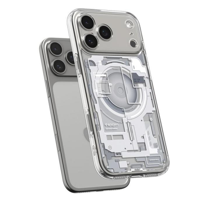 Bild 5, Spigen Spigen iPhone 17 Pro Skal MagSafe Ultra Hybrid Zero One Vit