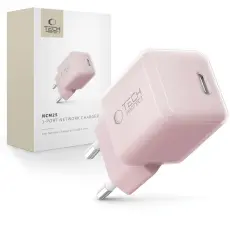 Tech-Protect Tech-Protect 25W PD USB-C V&auml;ggladdare Baby Pink