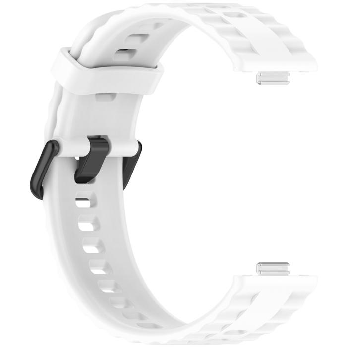 Bild 3,  Huawei Watch Fit 4 Pro / 4 / 3 Armband Silikon Vit
