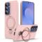  Samsung Galaxy A37 5G Skal MagSafe Kickstand Hybrid Rosa