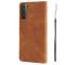  Samsung Galaxy S22 Fodral Skin Touch Brun