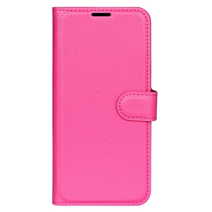 Bild 5,  Xiaomi 15 Fodral Litchi Läder Rosa