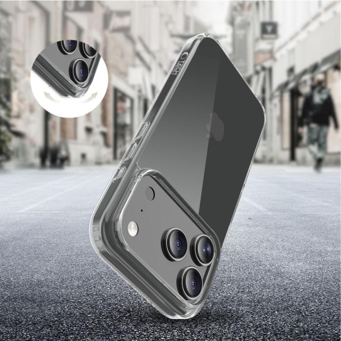 Bild 5, Tech-Protect Tech-Protect iPhone 17 Pro Skal FlexAir Hybrid Transparent