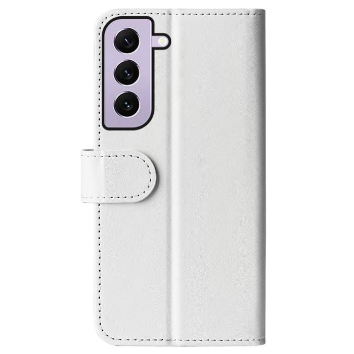 Bild 6,  Samsung Galaxy S23 Fodral Crazy Horse Läder Vit