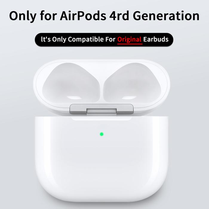 Bild 3,  AirPods 4 Trådlöst Laddningsfodral USB-C