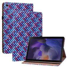  Samsung Galaxy Tab A8 10.5 Fodral V&auml;vd Textur Bl&aring;/Rosa