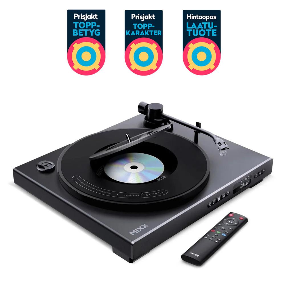 MIXX MIXX Vinyl- och CD-Spelare Analog Plus 2-in-1 Svart