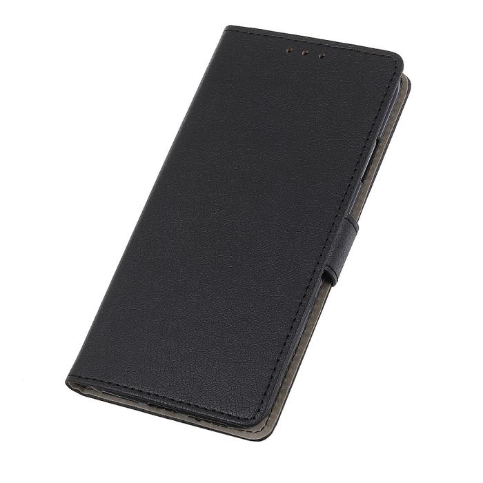 Bild 6,  Motorola Moto G200 Fodral Solid Läder Svart