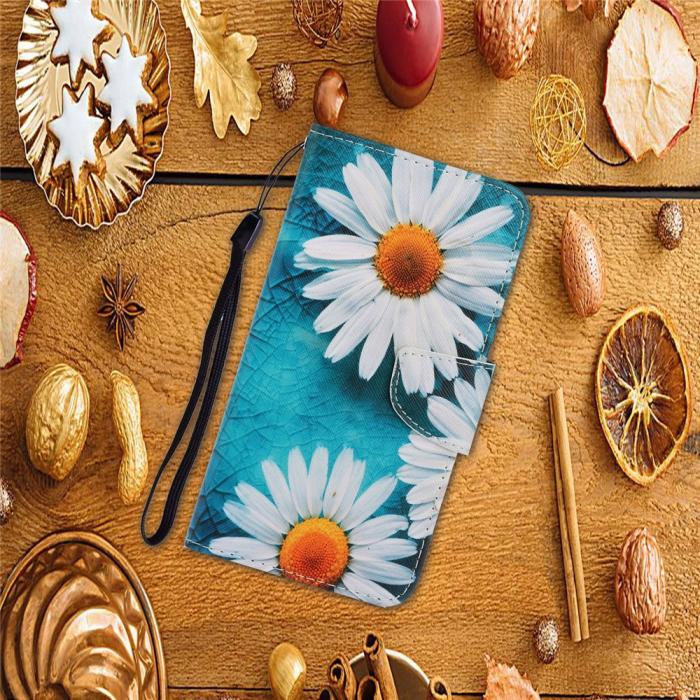 Bild 6,  Samsung Galaxy S26 Fodral Med Tryck Vita Blommor