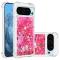  Google Pixel 10 / 10 Pro Skal Glitter Quicksand Rosa