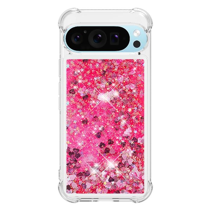 Bild 2,  Google Pixel 10 / 10 Pro Skal Glitter Quicksand Rosa