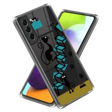  Samsung Galaxy S24 Plus Skal Med Tryck Katt & Mus