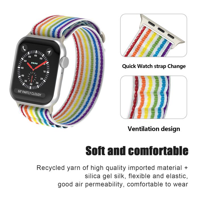 Bild 5, ColorPop Apple Watch 42/44/45/46/49 mm Armband Alpine Pro Loop