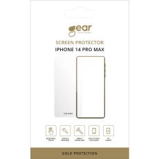 Gear GEAR iPhone 14 Pro Max Sk&auml;rmskydd 2.5D Helt&auml;ckande H&auml;rdat Glas
