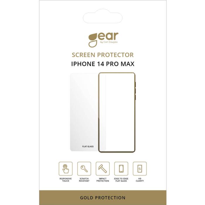 Bild 2, Gear GEAR iPhone 14 Pro Max Skärmskydd 2.5D Heltäckande Härdat Glas