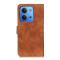 KHAZNEH KHAZNEH Xiaomi Redmi 15C Fodral Retro Läder Brun