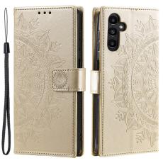  Samsung Galaxy S24 Fodral Mandala L&auml;der Guld