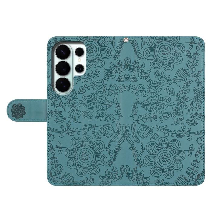Bild 4,  Samsung Galaxy S26 Ultra Fodral Med Blommigt Tryck Grön