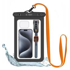 Tech-Protect Tech-Protect Universal Vattent&auml;t P&aring;se 8.9" Svart/Orange
