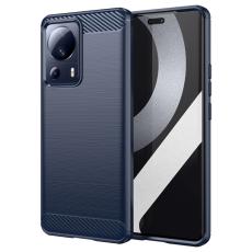  Xiaomi 13 Lite 5G Skal Borstad St&aring;l Textur Bl&aring;