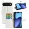  iPhone Air Fodral Litchi Läder Vit