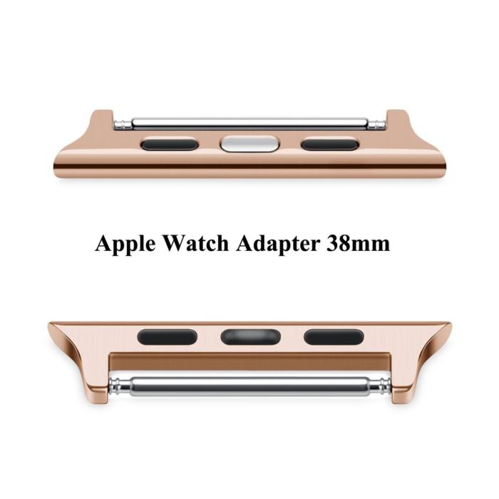Bild 4,  Spring Bar Fästen till Apple Watch 42/41/40/38 mm - Roséguld