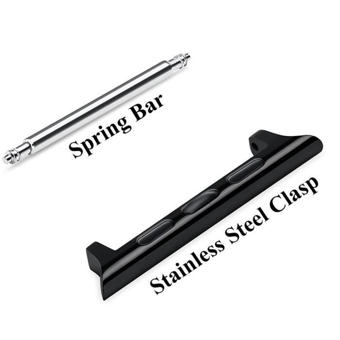 Bild 4,  Spring Bar Fästen till Apple Watch 42/44/45/46/49 mm Svart