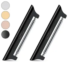  Spring Bar F&auml;sten till Apple Watch 42/44/45/46/49 mm Svart