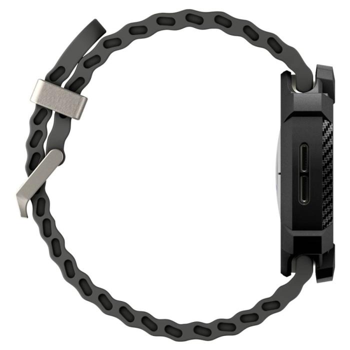 Bild 6, Spigen Spigen Galaxy Watch 8 40 mm Skal Rugged Armor Matt Svart