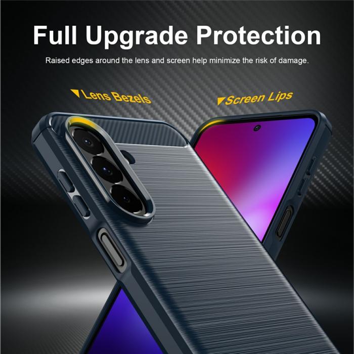 Bild 2,  Samsung Galaxy A27 5G Skal TPU Brushed Blå